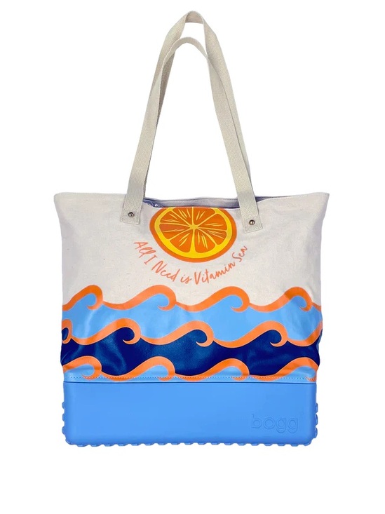 BOGG BAG Handbags - Printed Canvas “All I Need is Vitamin Sea” Bogg Bag